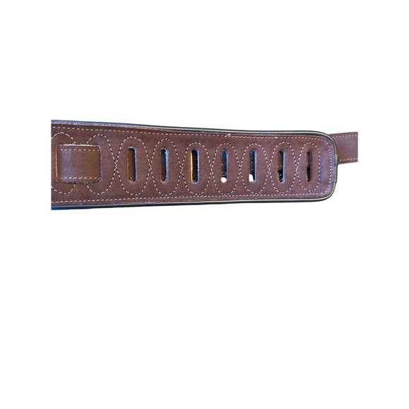 Levys Standard Suede Guitar Strap Brown Made In Canada Adjustable Length - Picture 5 of 6